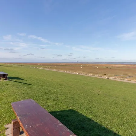 Idyllische Kleine Reetdachkate Mit Blick über Felder - Kamin, Terrasse&privatparkplatz Ferienhaus Simonsberg